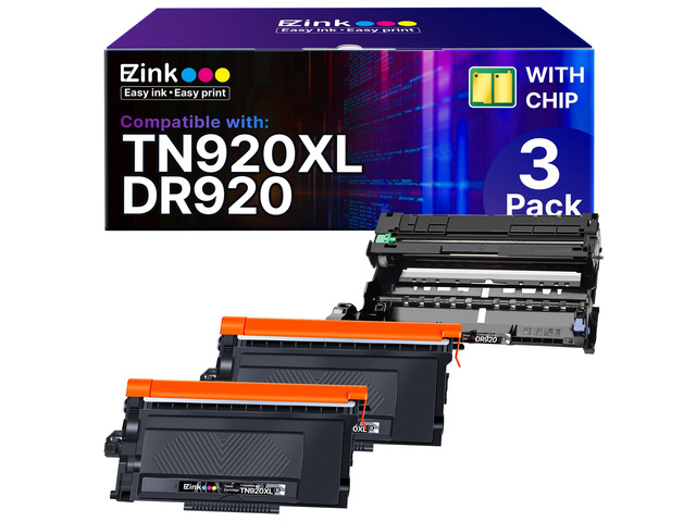 TN920XL TN920 Toner Cartridge DR920 Drum Unit TN 920XL High Yield Compatible for Brother TN 920XL DR 920 Drum 920 DR-920 HL-L6210DWT HL-L5210DN...
