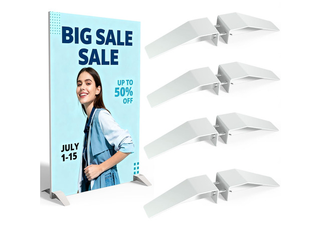 Heavy duty stainless steel foam board stand,Spider Feet Board Sign Holder Base,Suitable for Any Size Commercial Advertising Events Store Board...