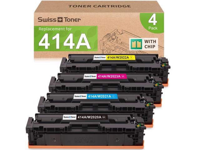 414A Toner Cartridge Set Compatible with HP 414 414X for MFP M479fdw W2020A HP 414A HP 414X Toner Color LaserJet Pro MFP M479fdw M479fdn ...