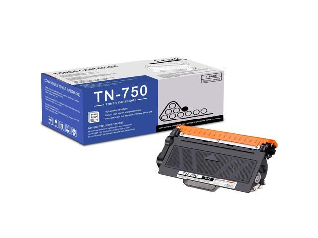 1 Pack TN750 TN-750 High Yield Black Toner Cartridge Compatible TN750 Replacement for Brother HL-5440D 5450DN 5470DW/DWT 6180DW/DWT DCP-8110DN.