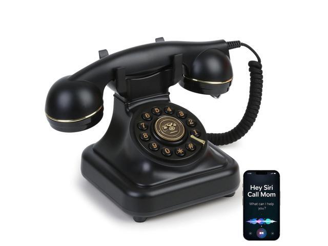 Bluetooth Retro Landline Phone with Voice Assistant, Compatible with Android & iOS, Wireless Physical Home Telephone with Speakerphone & Volume...