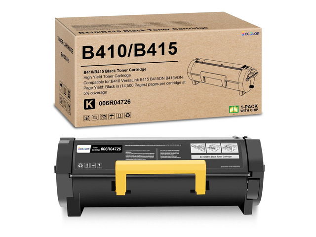 B410 B415 Toner Cartridge Compatible with Xerox VersaLink B410 B415 Printer 006R04726 Extra High Yield Replacement for Xerox B415 B410 Black B415...