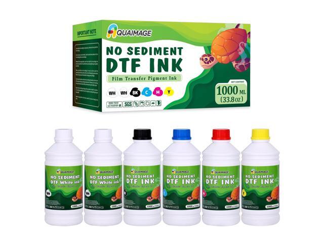 No Sediment- DTF Ink 6000 ml,Premium Transfer Printer Ink for Printhead L1800, L805, R2400, P400, P800, XP15000 Professional DTF Printers Direct to...