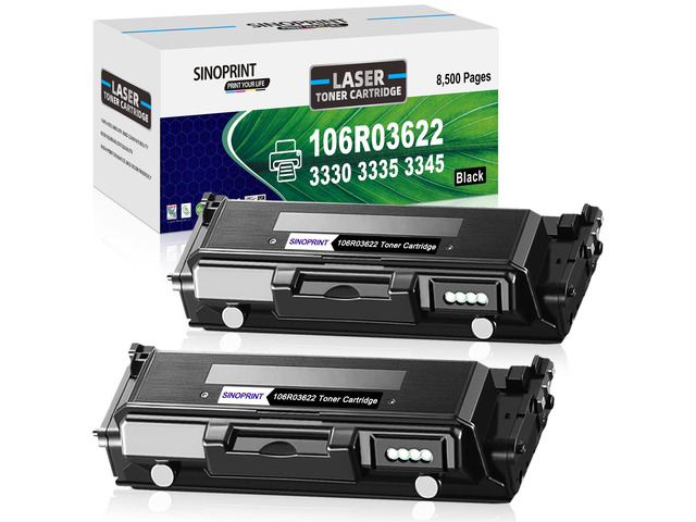 3330 Toner Cartridge Replacement for Xerox 3330 3335 3345 WorkCentre 3335/DNI 3345/DNI 106R03620 106R03622 106R03624 Phaser 3330/DNI Large Capacity...