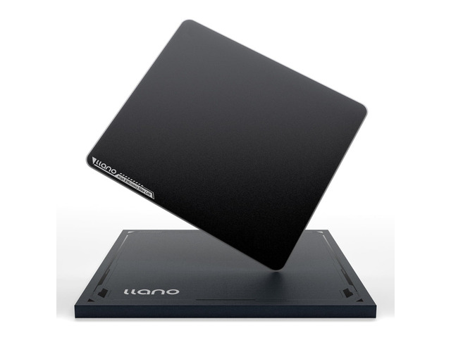 MP001 Gaming Glass Mousepad for FPS Esport, Tempered Glass Mouse Mat 17.7x15.8, Ultra-Smooth 0.85m Micro-Etched Surface, 3mm Thick, Non-Slip...