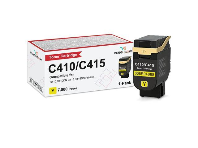C410 Toner Cartridge Compatible for Xerox 006R04688 Yellow Toner Cartridges Compatible for Xerox Genuine C410 C410DN C415 C415DN Printers High...