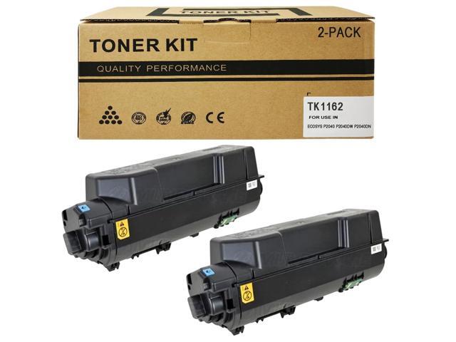 Compatible for Kyocera TK-1162 TK1162 Toner Cartridge for Kyocera ECOSYS P2040 P2040DW P2040DN Printer (2 Pack) High Yield