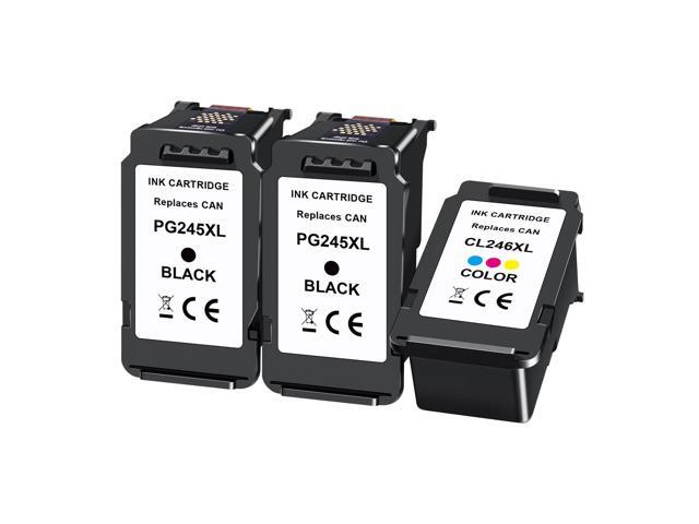 245XL Ink Cartridge Replacement for Canon 245XL 246XL Combo Pack High Capacity for Canon Ink 245 and 246, Work with Pixma MX490 MX492 MG2522 TR4520...