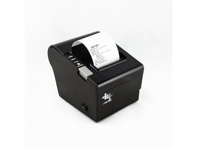 Thermal Receipt Printer - USB, Ethernet/LAN, & Serial Ports - Auto Cutter- Cash Drawer Port - Paper Width 3 1/8' (80mm) - for Windows Systems Only
