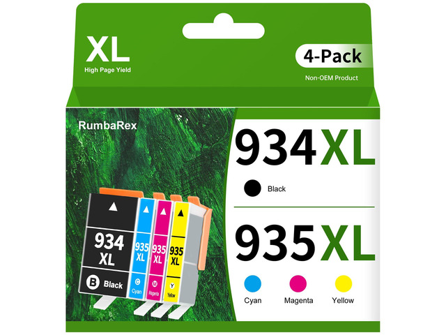 934 935 Ink Cartridges Combo Pack Replacement for HP 934XL 935XL 934 935 XL High-Yield Ink Cartridges for Officejet Pro 6230 6830 6835 Officejet...