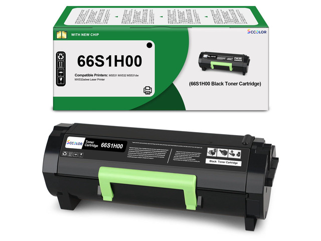 66S1H00 Toner Cartridge High Capacity 28,000 Page Replacement for Lexmark 66S1H00 Black Toner Compatible with Lexmark MS531 MX532 MS531dw MX532adwe...