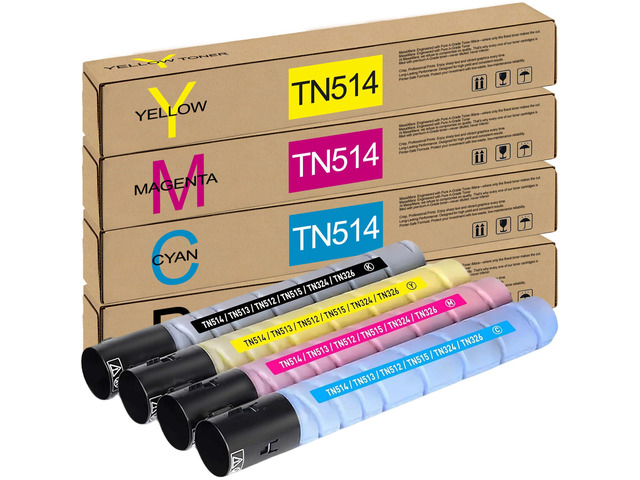 TN514 TN-514 TN515 TN516 TN513 TN512 TN324 TN326 Toner Cartridges for Konica Minolta Bizhub C258 C308 C368 C454 C458 C554 C558 C658 C454E 258E 308E...