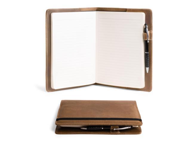 Case for Hardcover Leuchtturm A5 (5.75 x 8.25 in.) Notebook, Protective Cover for Journal, Personal Planner, Full Grain Leather, Handmade Writing...