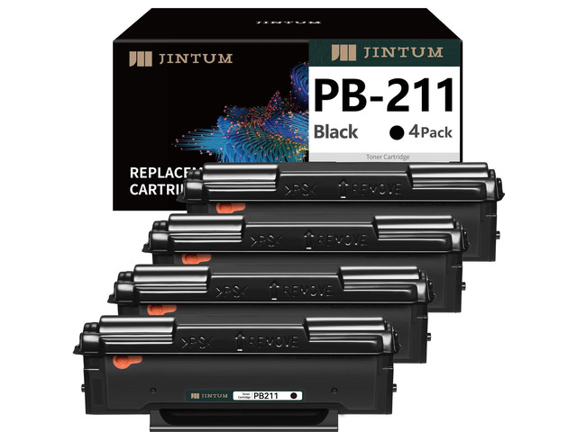 PB-211 Compatible Toner Cartridge Replacement for Pantum PB-211 PB-211EV for P2502W M6552NW M6600NW P2500W M6602NW M6550NW Printer (4 Pack)