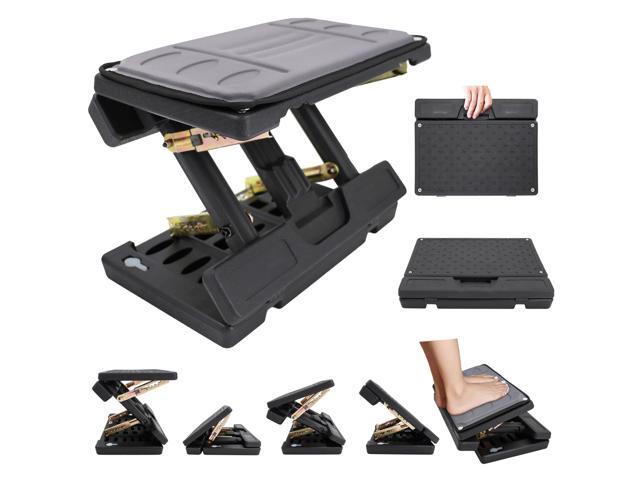 Adjustable Foot Rest Under Desk - Ergonomic Office Foot Stool with Massage, Leg Rest for Desk, Anti-Slip Design for Home & Work, Improves Posture.