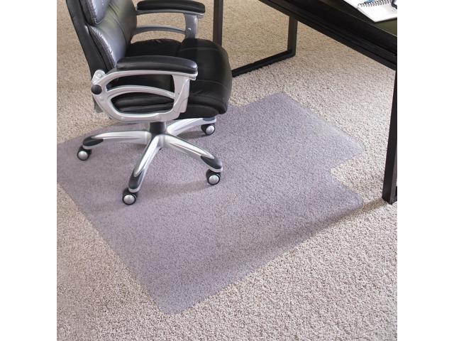 Everlife Extra High Pile Chair Mat, 45'x53', Clear