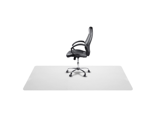 Workstation Desk Chair Mats for Carpet with Grippers - Home & Office Floor Protector, Easy to Clean, Stain-Resistant Vinyl Clear, 46 Inches x 96...