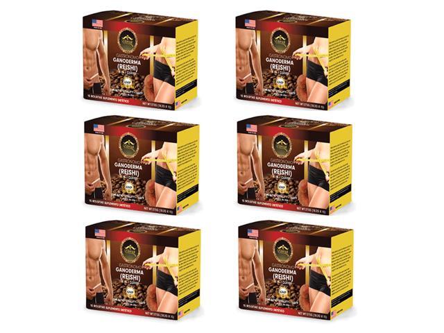 Latte Coffee 4 in 1 with GANODERMA (REISHI) Pack of 6 57.7787 Ounce