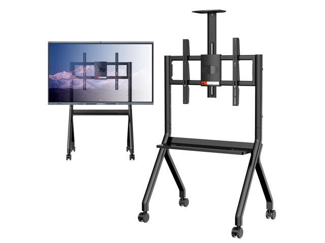 Mobile Smart Board Stand for Interactive Whiteboard 42-75 Inch, Lockable Wheels, Height Adjustable Stand, Easy Move, Stable, Holds up to 176lbs,...