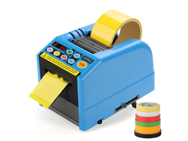 Automatic Tape Dispenser,Ribbon Cutting Machine,6-60mm Width, 5-999mm Length, Ideal for Shipping, Schools, Restaurants, Business & Home