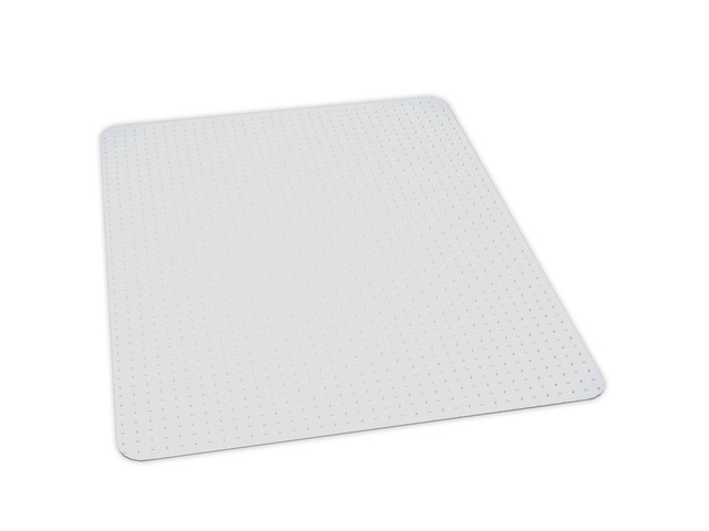 EverLife Anchor Bar Rectangle Vinyl Chair Mat for High Pile Carpet, 46 by 60-Inch, Clear