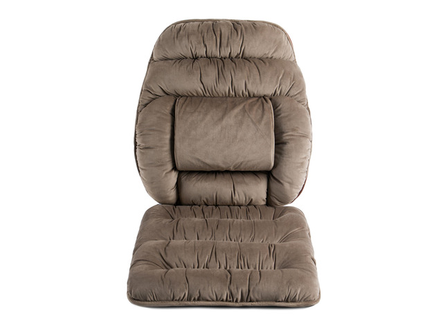 Large Size Office Desk Chair Recliner Orthopedic Low Back Pain Relief Lumbar Pillow Nonslip Office Chair Velvet Backrest Supports and Butt Sitting...