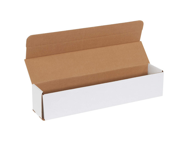 Small Shipping Boxes 17.5'L x 3.5'W x 3.5'H, 50-Pack Foldable Corrugated Cardboard Crush-Proof Box for Shipping, Packing, Moving and Storage