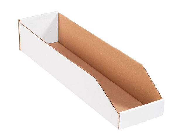 Storage Bins Large 4'L x 24'W x 4 1/2'H 50-Pack - Corrugated Cardboard Box for Packing, Moving, and Storage