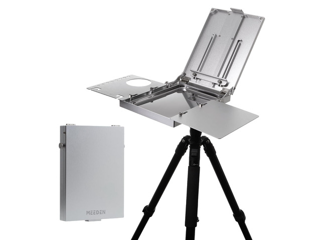 Plein Air Easel for Painting: Adjustable Aluminum Alloy Sketchbox Easel, Collapsible Portable Tripod for Artists, Travel Art Easel Desktop Table...