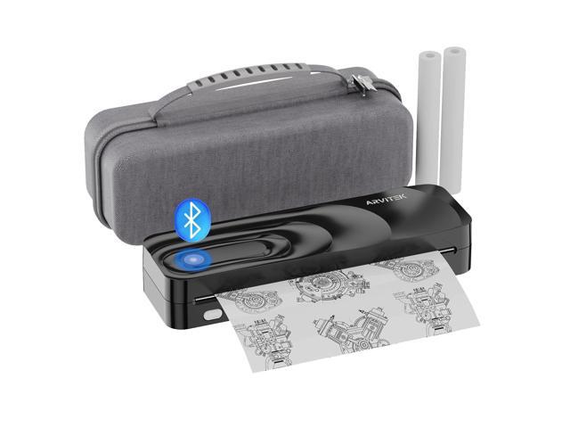 Wireless Portable Thermal Printer, Bluetooth Inkless Mobile Printer for Phone Laptop, Fit Various Sizes Thermal Paper 8.5'x11' US Letter A4,...