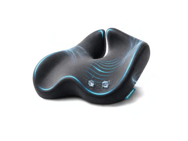 Cooling Seat Cushion for Tailbone Pain Relief, X Large Office Chair Cushion Extra Large Cooling Office Chair Cushion and Coccyx Seat Cushion with a...