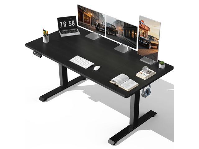 63' x 28' Super Large Standing Desk, Conference Room Tables, Black Height Adjustable Electric Computer Desk, Sit to Stand Up, Modern Workstation...