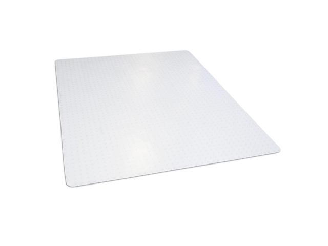 Office Chair Mat for LowPile Carpet 46' x 60' Clear Desk Floor Protector with Lip, Smooth Glide PVC