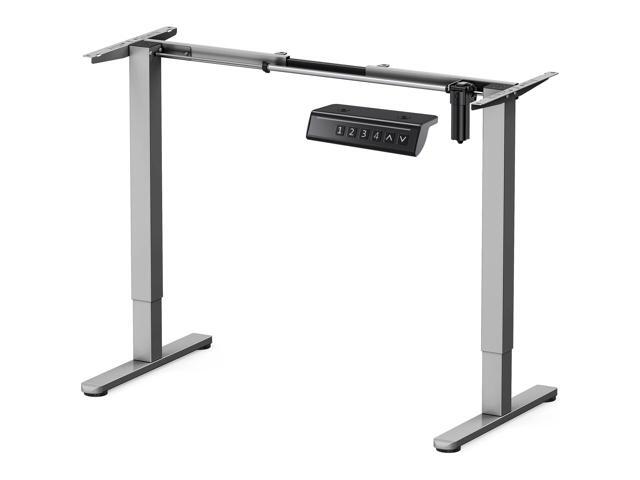 Electric Stand up Desk Frame,4 Memory Height Settings Height Adjustable Table Legs, Sit Stand Desk Frame Up to 47.2', Ergonomic Standing Desk Base...