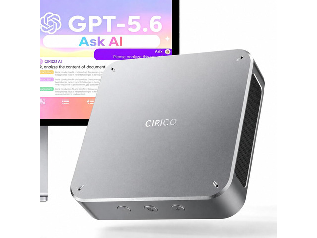 AI Conference Speakerphone Computer Speaker Voice Recorder AI Meeting Summaries 4 Mics Noise Reduction Bluetooth 5.3 24H Calls For...