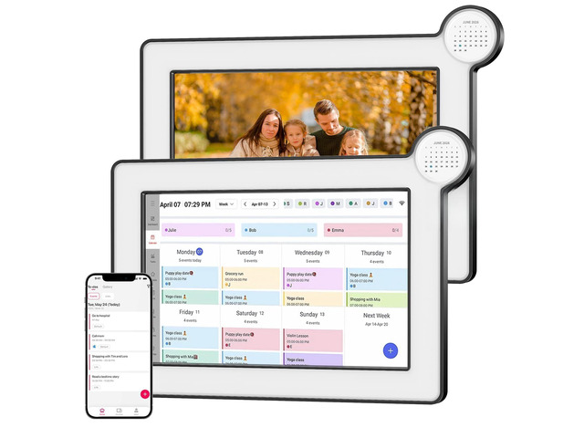 Digital Calendar, Electronic Calendar with 10.1-inch Touch Screen,Smart Calendar for Work and Family Planner, Also Functions As a Digital Picture...