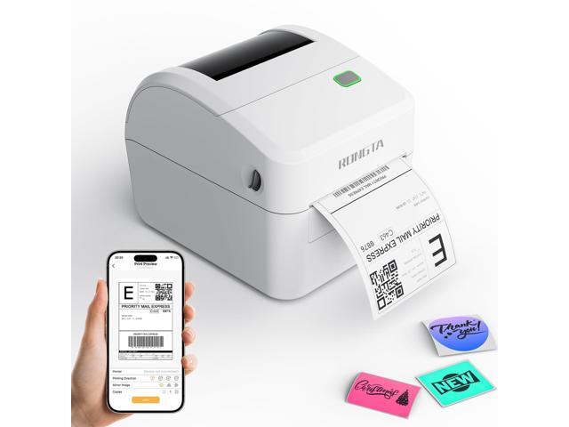 Bluetooth Shipping Label Printer RP415, Wireless 4x6 Thermal Label Printer for Shipping Packages, Small Business, Home, Office, Compatible with...