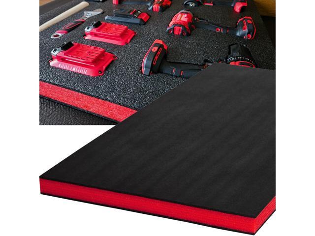 Tool Box Foam, 1PC 48x24x2 inch, Foam Inserts for Cases, Polyethylene Storage Sheets for Toolbox Hard Case, Tool Shadow Insert, Kaizen Organizer Sheet