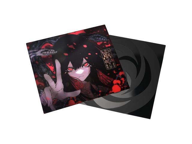 AbyssGaming Scarlet XL Glass Gaming Mouse Pad, 490×420mm, Micro-Etched Ultra-Smooth Speed Surface Tempered Glass Mousepad, 2.5D Edges, Non-Slip.