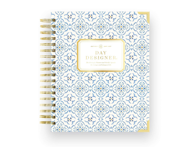 2026-2027 Weekly Academic Year Planner, July 2026 - June 2027 July 2026 - June 2027, Glossy Laminated Cover, Wirebound, Tabs, Storage Pocket,...