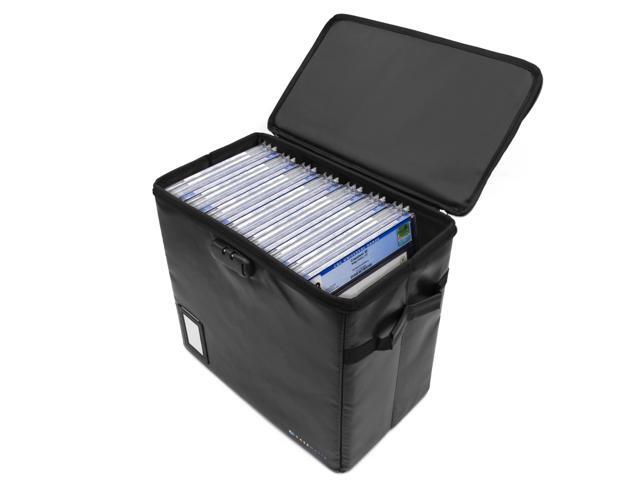 Graded Comic Book Storage Fits 30 CGC Graded Comics, Hard Shell Fire Resistant Comic Bin with Three Internal Comic Book Box Dividers, Includes.