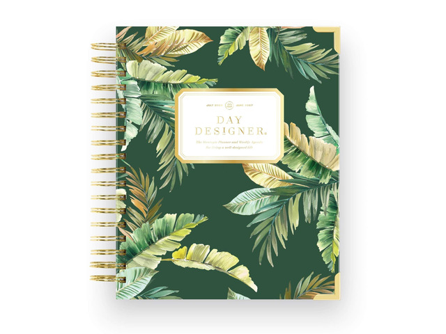 2026-2027 Weekly Academic Planner, 7.4'x9.5', St. Barts July 2026 - June 2027, Glossy Laminated Cover, Wirebound, Tabs, Storage Pocket, Stickers &...