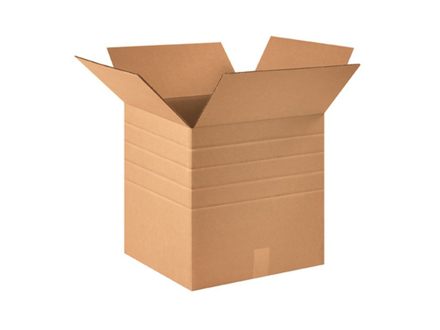MD161616 Multi-Depth Corrugated Cardboard 16' L x 16' W x 16' H, Kraft, for Shipping, Packing and Moving (Pack of 10)