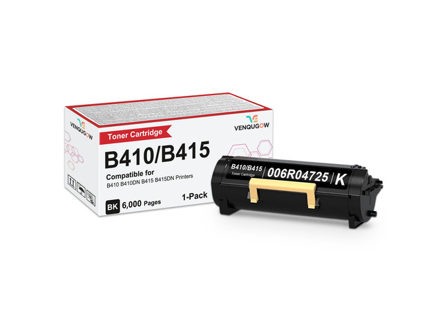 B410 B415 Black Toner Cartridges 006R04725 High Yield 6,000 Pages 1-Pack Compatible for Xerox Genuine B410 B410/DN VersaLink B415 B415/DN Printers...
