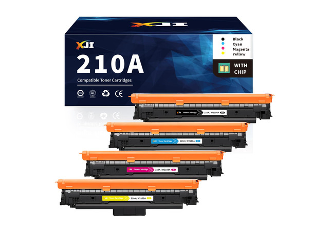 210A Toner Cartridges 4 Pack for HP 210X 210 4301fdw 4201dn W2100X W2100A Compatible for HP210A for HP Color LaserJet Pro MFP 4301fdn 4201dw 4301...