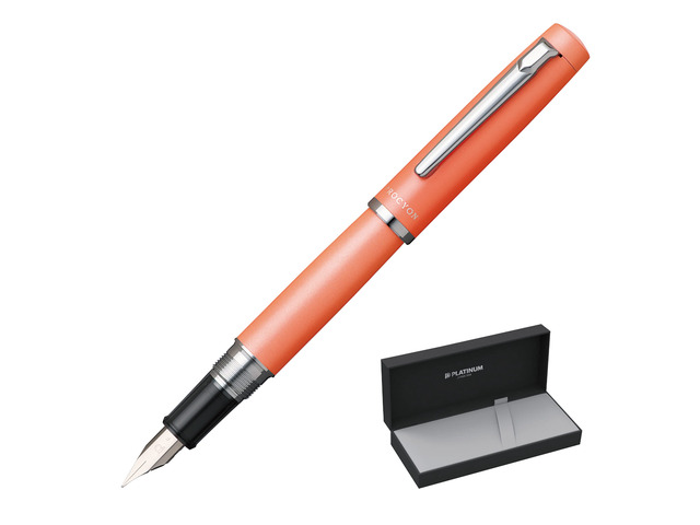 PNS-5000 25-2 Procyon #25 Fountain Pen, Persimmon Orange, Fine Point