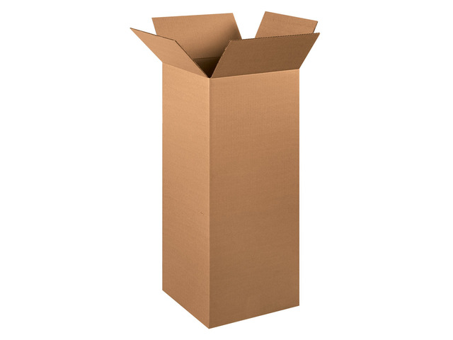 Shipping Boxes Tall 12'L x 12'W x 30'H 15-Pack - Corrugated Cardboard for Moving, Mailing, Packing, Packaging and Storage