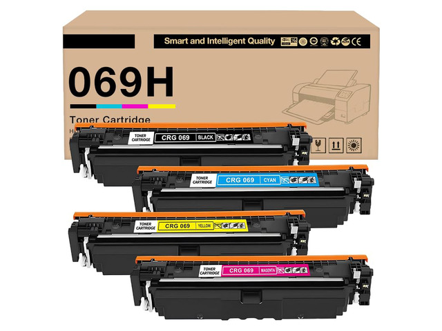 069H Toner Compatible for Canon 069 Toner for ImageRunner Advance MF751cdw MF752cdw MF753cdw MF756cx LBP674cdw LBP674cx LBP674cdw Printer 4-Pack