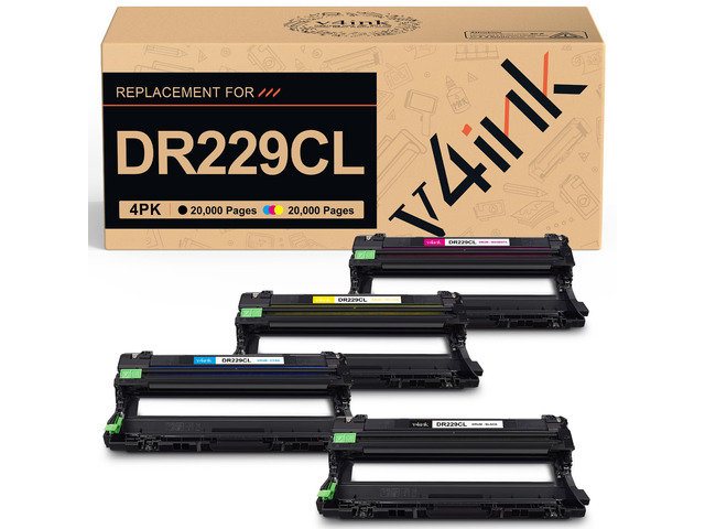 DR229CL DR-229CL Drum Unit Compatible for Brother Use with TN229XL TN229 replacement for DR229CL MFC-L3720CDW MFC-L3780CDW HL-L3220CDW HL-3280CDW...