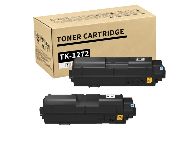 TK1272 Black Toner Cartridge 2 Pack TK-1272 Compatible for Kyocera TK1272 TK-1272 Toner for ECOSYS MA4000wifx MA4000wfx MA4000x Printers
